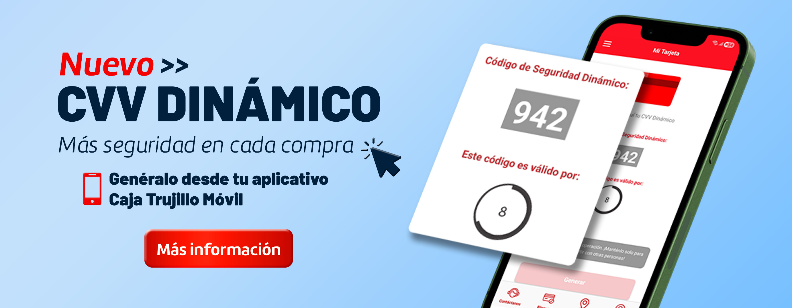 Slider Nuevo CVV Dinámico - Caja Trujillo